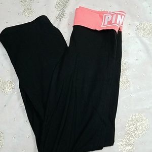 Victorias secret pink bootcut yoga pants
